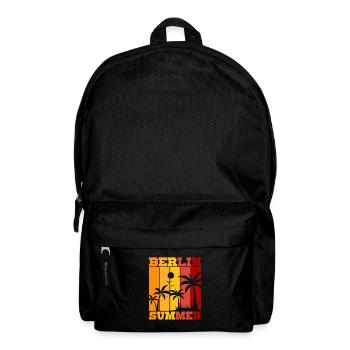 Berlin Summer - Rucksack - Schwarz - Vorne