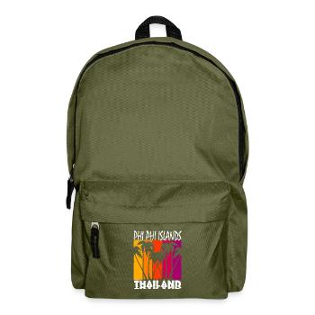 Vintage Phi Phi Islands Thaïlande - Sac à dos - vert olive - Devant