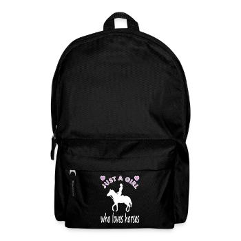 Amateurs de chevaux pour les filles qui aiment le poison des chevaux - Sac à dos - noir - Devant