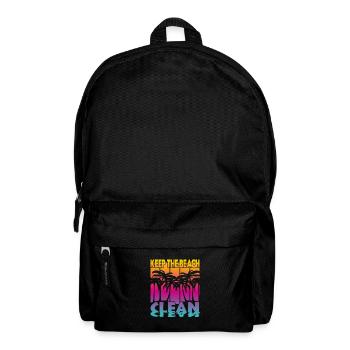 Keep the Beach clean - Rucksack - Schwarz - Vorne