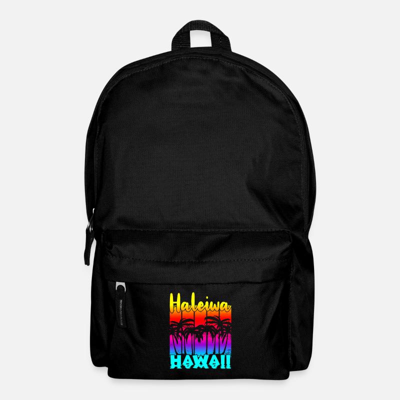 Haleiwa Hawaii - Rucksack - Schwarz