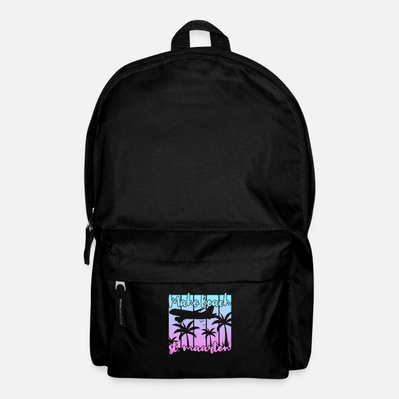 Maho Beach St. Maarten - Rucksack - Schwarz