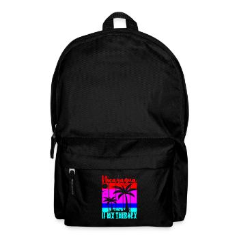 Nicaragua Is My Therapy - Backpack - black - Front