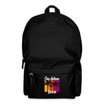 San Antonio Texas - Backpack - black - Front