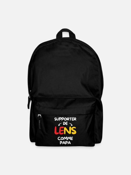 Supporter de Lens comme papa - Sac à dos - noir