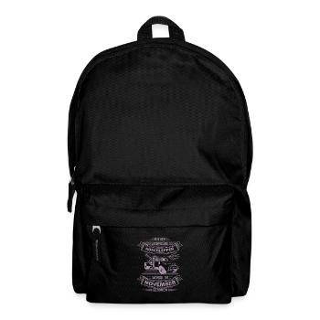 Dieser legendäre Abschlepper ist im November - Rucksack - Schwarz - Vorne