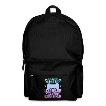 Sœur Gamer - Sac à dos - noir - Devant