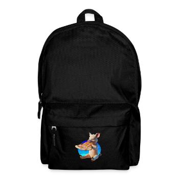 Piggy in Paradise Pizza - Rucksack - Schwarz - Vorne