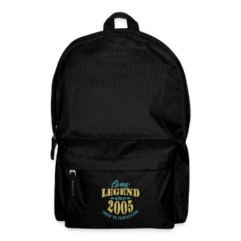 Lebende Legende seit 2005 Geburtstag Sprüche - Rucksack - Schwarz - Vorne