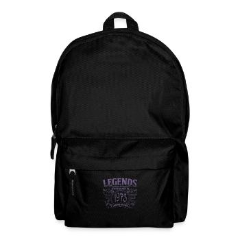 vintage 1973 birthday legend vintage with - Backpack - black - Front