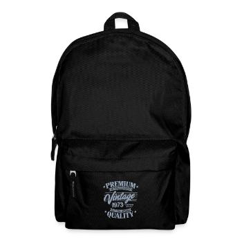 Vintage 1973 Geburtstag Sprüche "Limitierte - Rucksack - Schwarz - Vorne