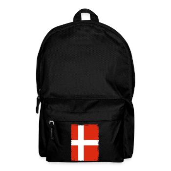 Denmark Flag Scandinavia Danish Flag Travel - Backpack - black - Front
