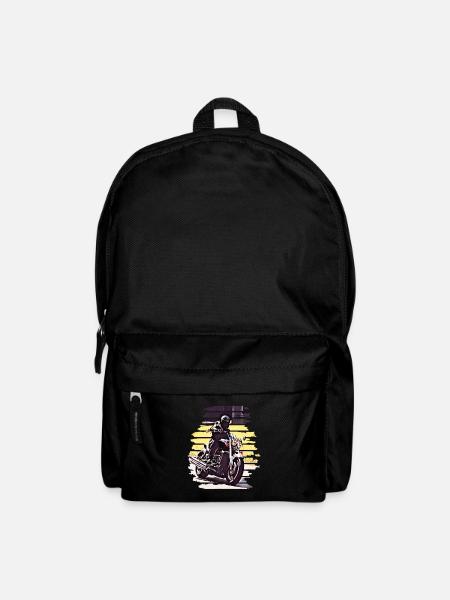 Motorrad Kurvenfahrt Rocket 3 - Rucksack - Schwarz