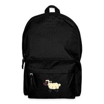 Wolf im Schafspelz, tierisch märchen geschenk - Rucksack - Schwarz - Vorne