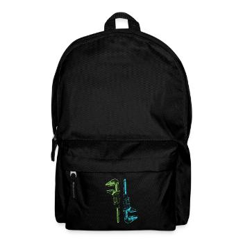 Retro Vintage Tool Wrench - Backpack - black - Front