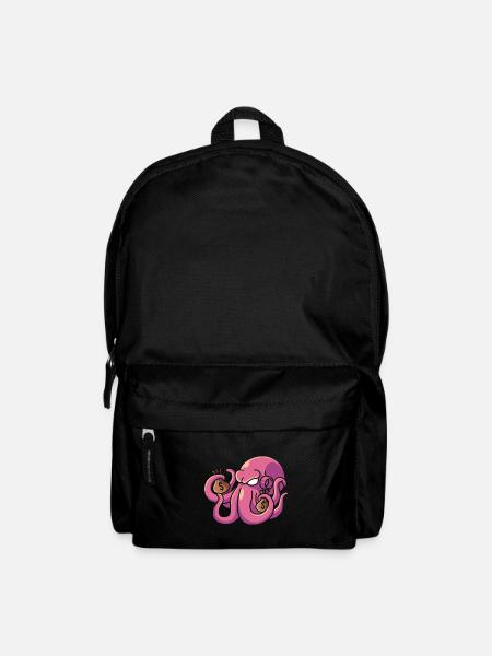 Octopus money, wealth octopus rich octopus - Backpack - black