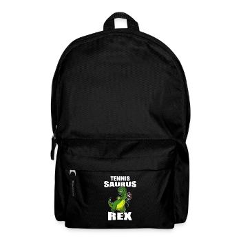 Tennis Saurus Rex dinosaures joueur de tennis Sport - Sac à dos - noir - Devant
