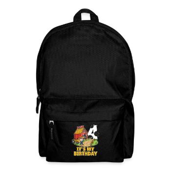4. Geburtstag Bauer Landwirt Ich Bin Schon 4 Jahre - Rucksack - Schwarz - Vorne
