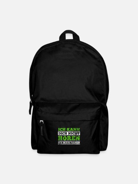 Rasenmäher Rasen Mähen - Rucksack - Schwarz