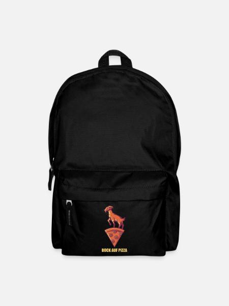Bock auf Pizza - Rucksack - Schwarz