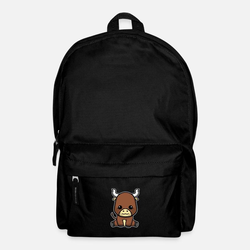 Süßer Baby Bulle Stier Kuh Geschenk - Rucksack - Schwarz