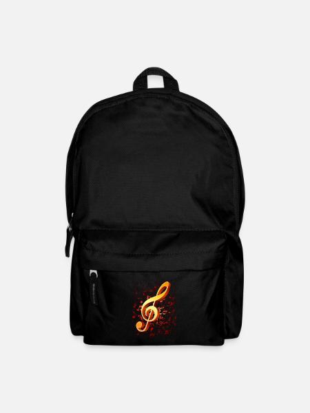 Clef Treble Clef Music Musician - Backpack - black