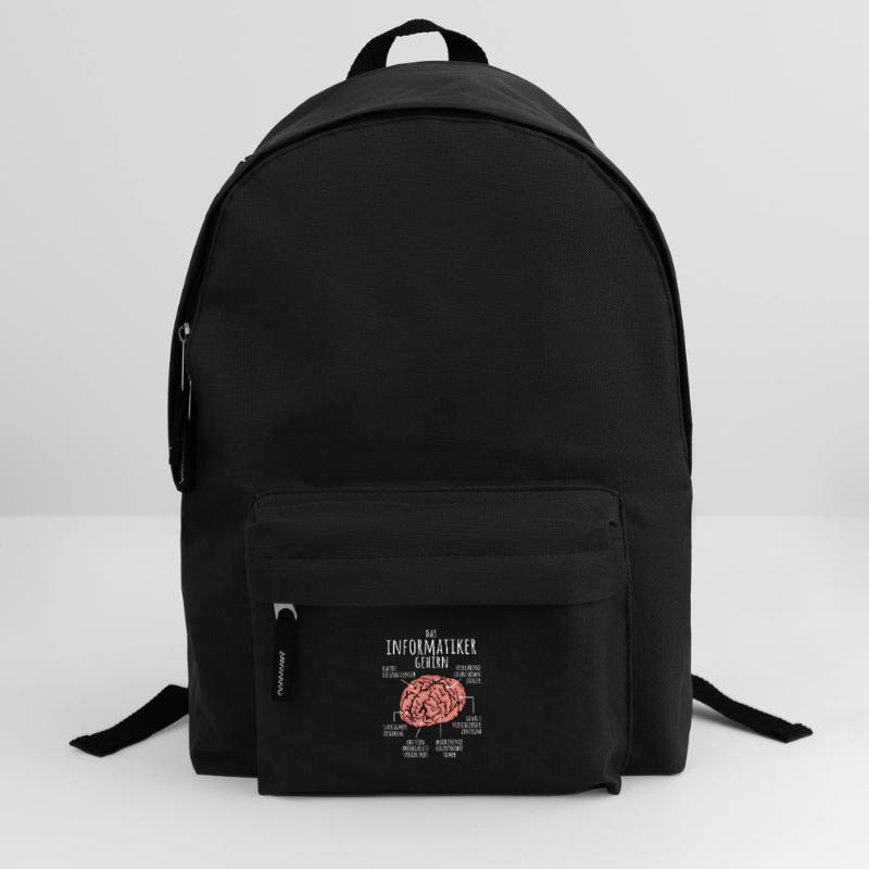 Informatiker Gehirn Programmierer Nerd IT Student Rucksack