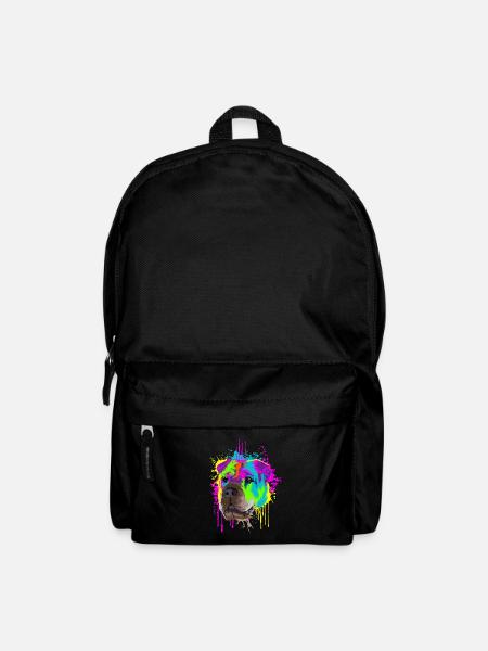 Splash Art Shar Pei Hund Hundehalter Geschenk - Rucksack - Schwarz