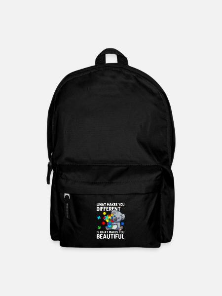 Be Different Autismus Mama Koala Autist - Rucksack - Schwarz