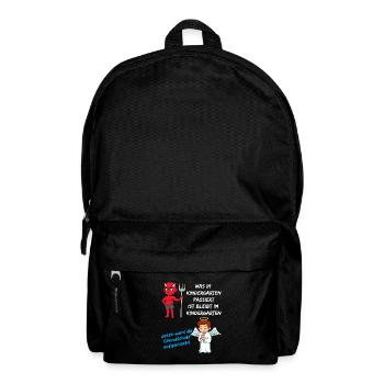 Schulanfang Einschulung 1 Klasse Grundschule - Rucksack - Schwarz - Vorne