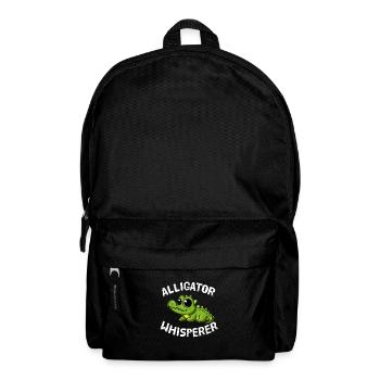 Alligator Whisperer Krokodil Flüsterer Echsen - Rucksack - Schwarz - Vorne