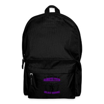j'ai choisi d'être agriculteur beau gosse - Sac à dos - noir - Devant