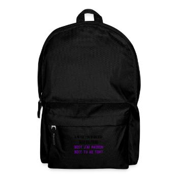Soit j'ai Raison Soit J'ai Tort - Sac à dos - noir - Devant