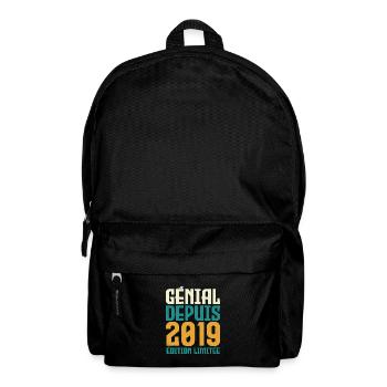 Génial depuis 2019 - Sac à dos - noir - Devant