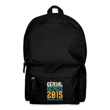 Génial depuis 2015 - Sac à dos - noir - Devant