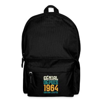 Génial depuis 1964 - Sac à dos - noir - Devant