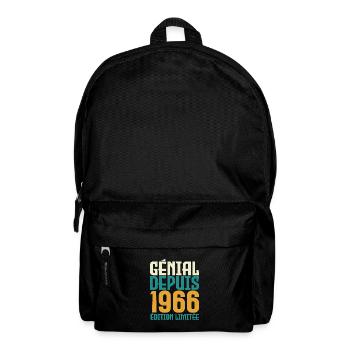 Génial depuis 1966 - Sac à dos - noir - Devant