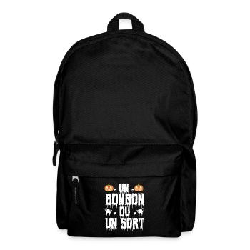 un bonbon ou un sort - Sac à dos - noir - Devant