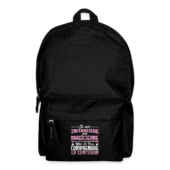 humour je suis infirmière pas magicienne - Sac à dos - noir - Devant