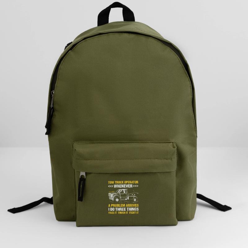 Whenever A Problem Arrives I Do Three Things Tow Backpack