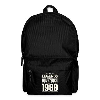 Legends Are Born In November 1980.Gift anniversary - Backpack - black - Front