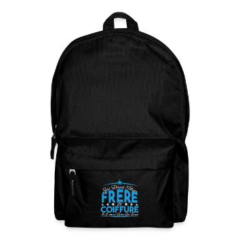J'ai deux titres frère et Coiffure. Cadeau frère. - Sac à dos - noir - Devant