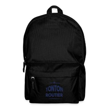 J'ai deux titres tonton et Routier. Cadeau Tonton. - Sac à dos - noir - Devant