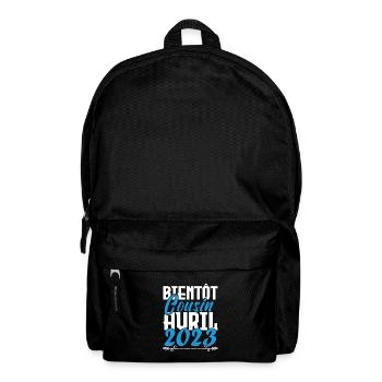 Annonce grossesse. bientôt Cousin Avril 2023. - Sac à dos - noir - Devant