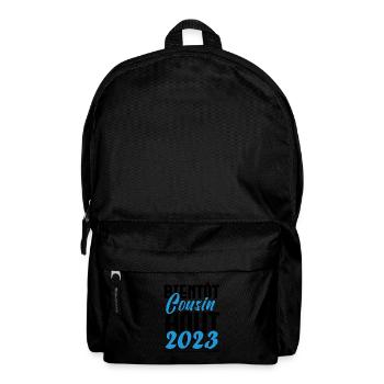 Annonce grossesse. bientôt Cousin Aout 2023. - Sac à dos - noir - Devant