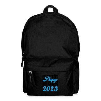 Cadeau Annonce grossesse. bientôt Papy Mars 2023. - Sac à dos - noir - Devant