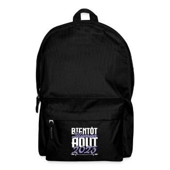 Annonce grossesse. bientôt Maman Aout 2023. août - Sac à dos - noir - Devant