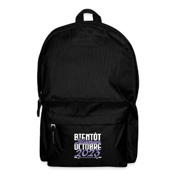Annonce grossesse. bientôt Maman Octobre 2023.mama - Sac à dos - noir - Devant