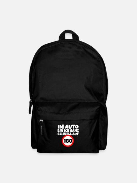 Autofahrer Schnelles Autofahren - Rucksack - Schwarz