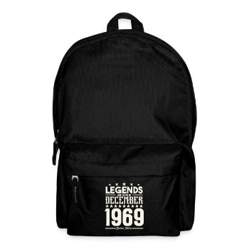 Legends Are Born In December 1969.Gift anniversary - Backpack - black - Front
